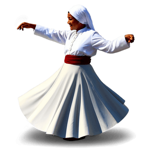 Swirling Dervish Dance PNG mpl PNG with transparent background