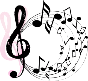 Drawn Music Notes Transparent Background - Music Instruments Background Png, Png Download PNG