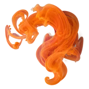 Swirling Orange Smoke Png Ilj13 PNG Image