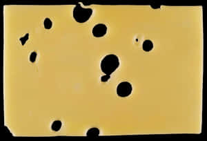 Swiss Cheese Slice PNG with transparent background