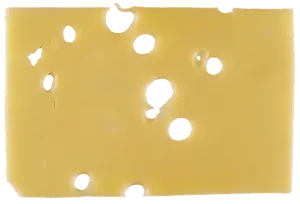 Swiss Cheese Slice PNG Image