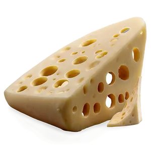 Swiss Cheese Wedge Png 06132024 PNG Image