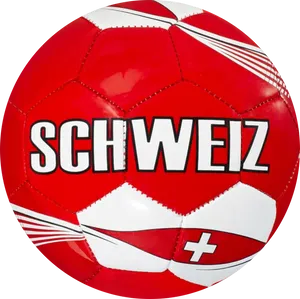 Swiss Flag Soccer Ball PNG Image