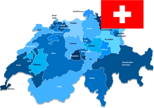 Vector Map Of Switzerland, HD Png Download PNG image with transparent background