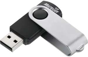 Swivel U S B Flash Drive8 G B PNG Image