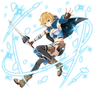 Sword Art Online Anime Character PNG Image