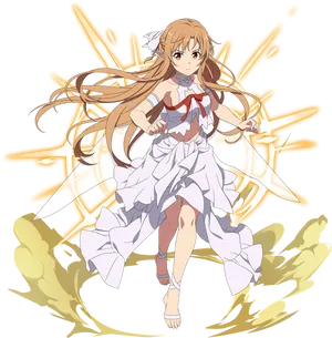 Sword Art Online Anime Character PNG Image