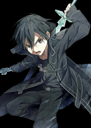 Sword Art Online Kirito Fanart , Png Download - Sword Art Online Kirito Render, Transparent Png PNG image with transparent background