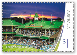 Sydney Cricket Ground Stamp PNG image with transparent background