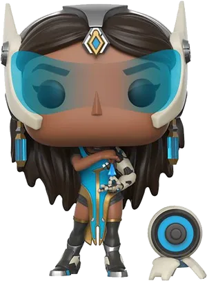 Symmetra Funko Pop Figure PNG Image