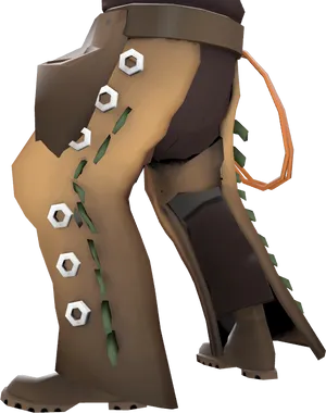 T F2_ Sniper_ Pants_ Model PNG Image