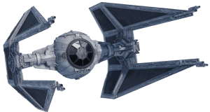 Premium Eras Canon - Tie Interceptor Front View, HD Png Download PNG with transparent background