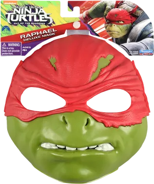 T M N T Raphael Deluxe Mask Toy PNG Image