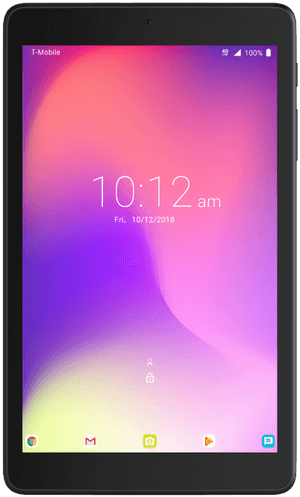T Mobile Tablet Lock Screen PNG image with transparent background