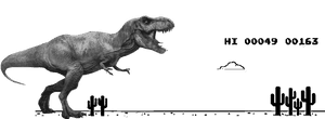 #game #dino #dinossauro #google #googlechrome #chrome - T Rex Transparent Background, HD Png Download PNG image with transparent background