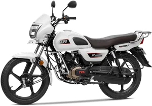 T V S Motorcycle Studio Shot PNG Image
