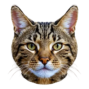 Tabby Cat Face Png 72 PNG Image