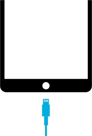 Tablet Charging Icon Graphic PNG with transparent background