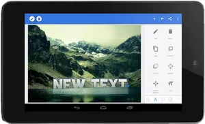 Tablet Editing App Interface PNG Image