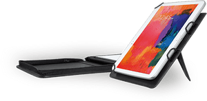 Tabletwith Protective Caseand Stand PNG image with transparent background