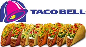 Taco Bell Logoand Tacos PNG Image