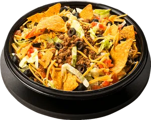 Taco Salad Delicious Mix PNG Image