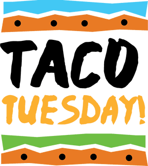 Taco Tuesday Graphic Transparent, HD Png Download PNG image with transparent background