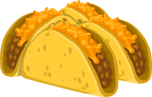 Free Tacos Clip Art - Taco Tuesday, HD Png Download PNG image with transparent background