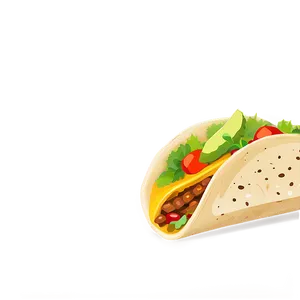 Taco Vector Clipart Png Rjx87 PNG Image