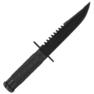 Tactical Combat Knife PNG image with transparent background
