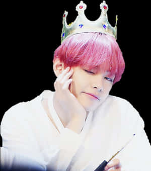 #taehyung #bts V #kim Taehyung #kpop #tumblr #korean - Kim Taehyung King, HD Png Download PNG image with transparent background
