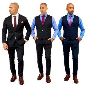 Tailored Suit And Knit Tie Png Mtd66 PNG Image