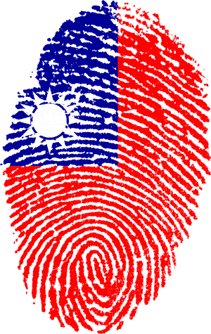 Taiwan Flag Fingerprint, HD Png Download PNG image with transparent background