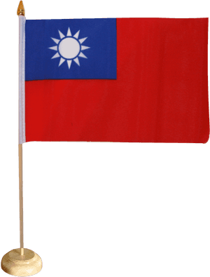 Taiwan Table Flag - Taiwan Flag, HD Png Download PNG image with transparent background