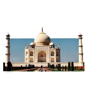 Taj Mahal Against Clear Sky Png Omx18 PNG Image