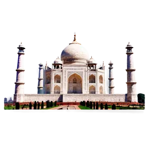 Taj Mahal And Blue Sky Png Ryw7 PNG Image