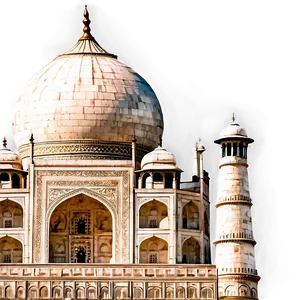 Taj Mahal Close-up Detail Png 06252024 PNG Image