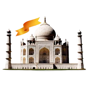 Taj Mahal In Autumn Season Png Wmx41 PNG Image