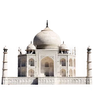 Taj Mahal In Winter Fog Png Mxq PNG Image