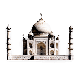 Taj Mahal India PNG dip PNG image with transparent background