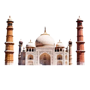 Taj Mahal Minarets Closeup Png Iqp4 PNG Image