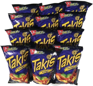 Takis Fuego Chips Multipack PNG Image