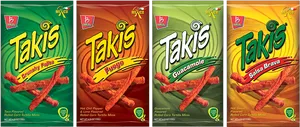 Takis Variety Pack Flavors PNG Image