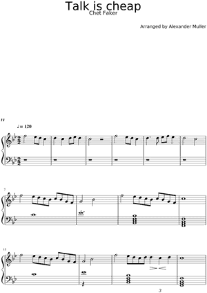 Talkis Cheap Sheet Music PNG image with transparent background