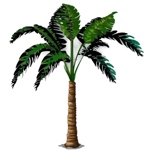 Tall Plant Silhouette Png 06282024 PNG Image