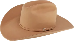 Tan Cowboy Hat Isolated PNG Image