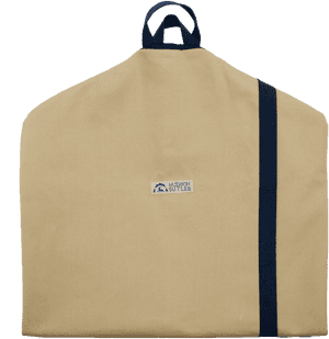 Tan Garment Bagwith Logo PNG image with transparent background