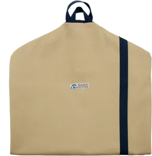 Tan Garment Bagwith Logo PNG Image