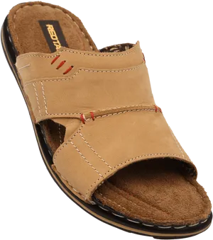 Tan Leather Sandal Chappal PNG Image