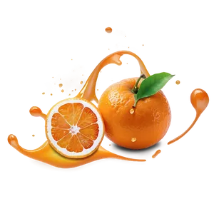 Tangerine Splash Png Ldg22 PNG Image